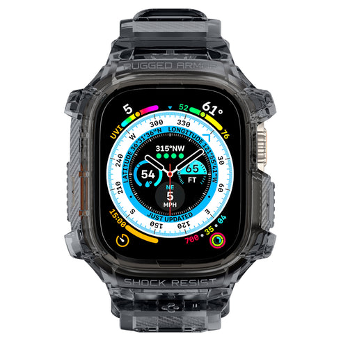 Spigen Apple Watch Ultra 3/2/1 (49mm) Capa + Pulseira – Rugged Armor Pro